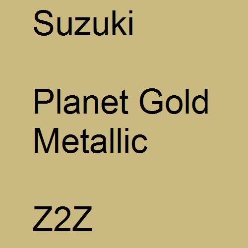 Suzuki, Planet Gold Metallic, Z2Z.